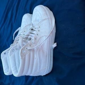 White Hightop Vans!!!
